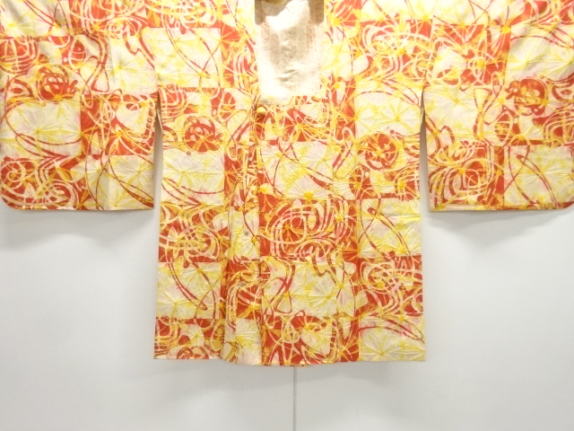 JAPANESE MICHIYUKI COAT / SHIBORI / ABSTRACT